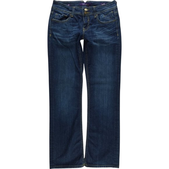 Vigoss Boot Cut Fit Flap Jeans Juniors 7 8 29 A099 - Picture 1 of 7